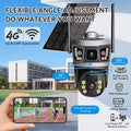 High Definition Wireless Solar Powered Outdoor  Motion Video  Cctv Camera Ptz Best Solar Cctv 4G  Wifi Camera