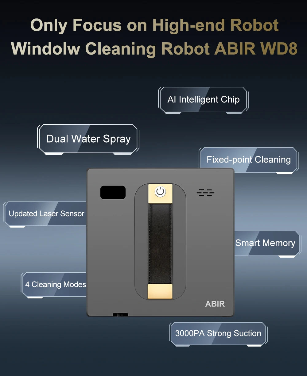 ABIR WD8 Smart Window Cleaner
