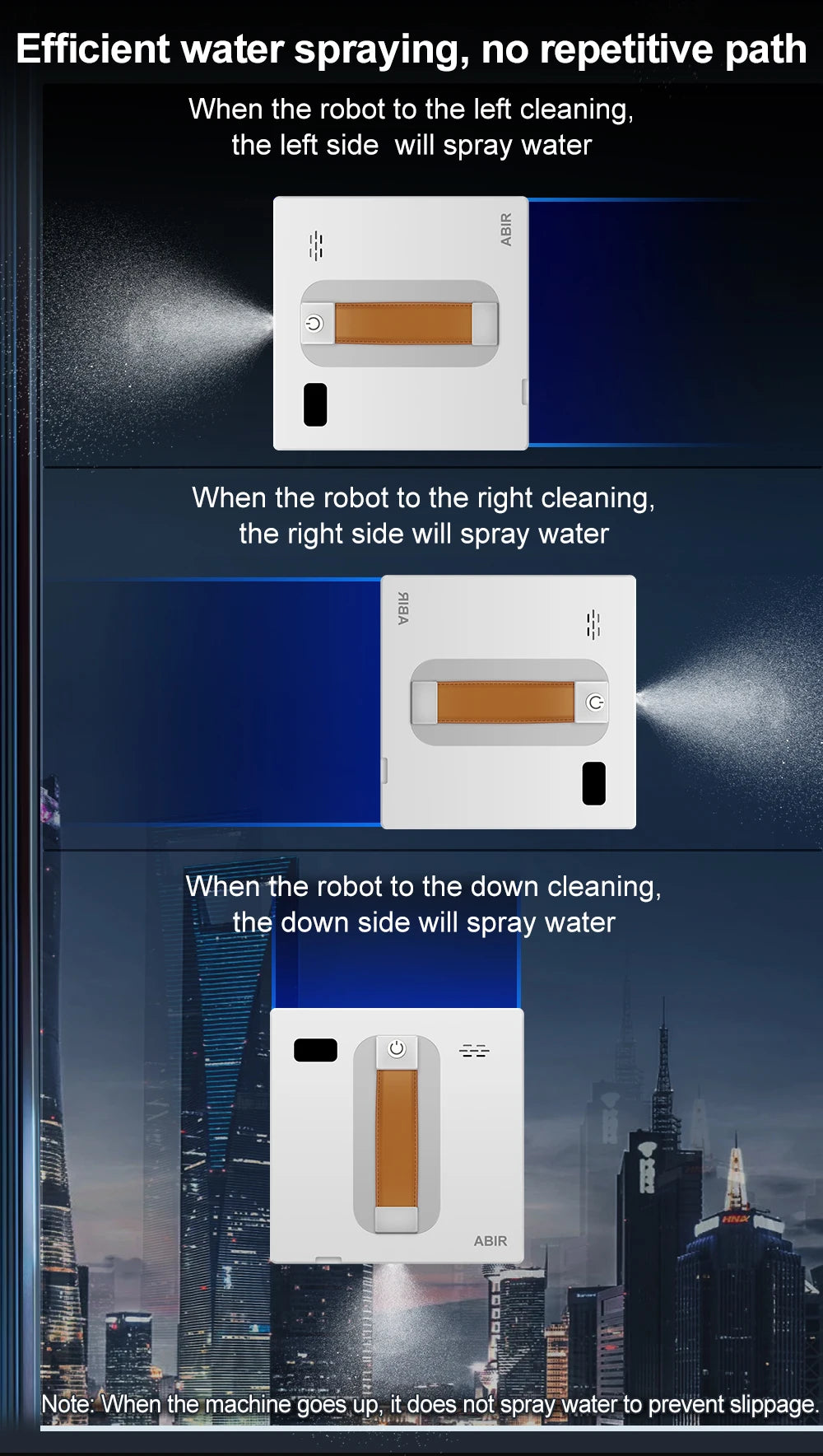 ABIR WD8 Smart Window Robot Cleaner  with High Suction Antifalling Automatic Window Cleaning Robot Glass Washer Hot Sell Tiktalk