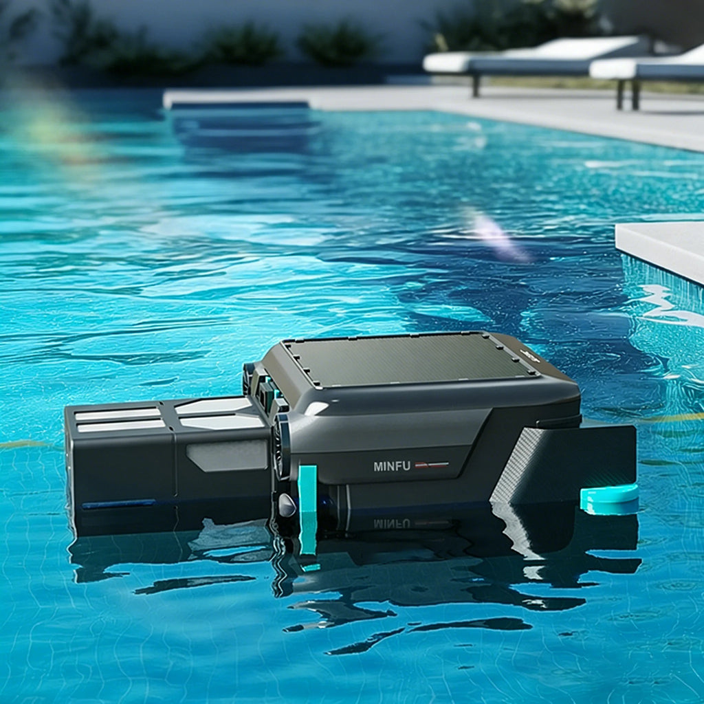 High Quality Automatic Cordless Pool Robot Vacuum Cleaner Water Surface Wall Robotic Cleaning Tool for Swimming Pools