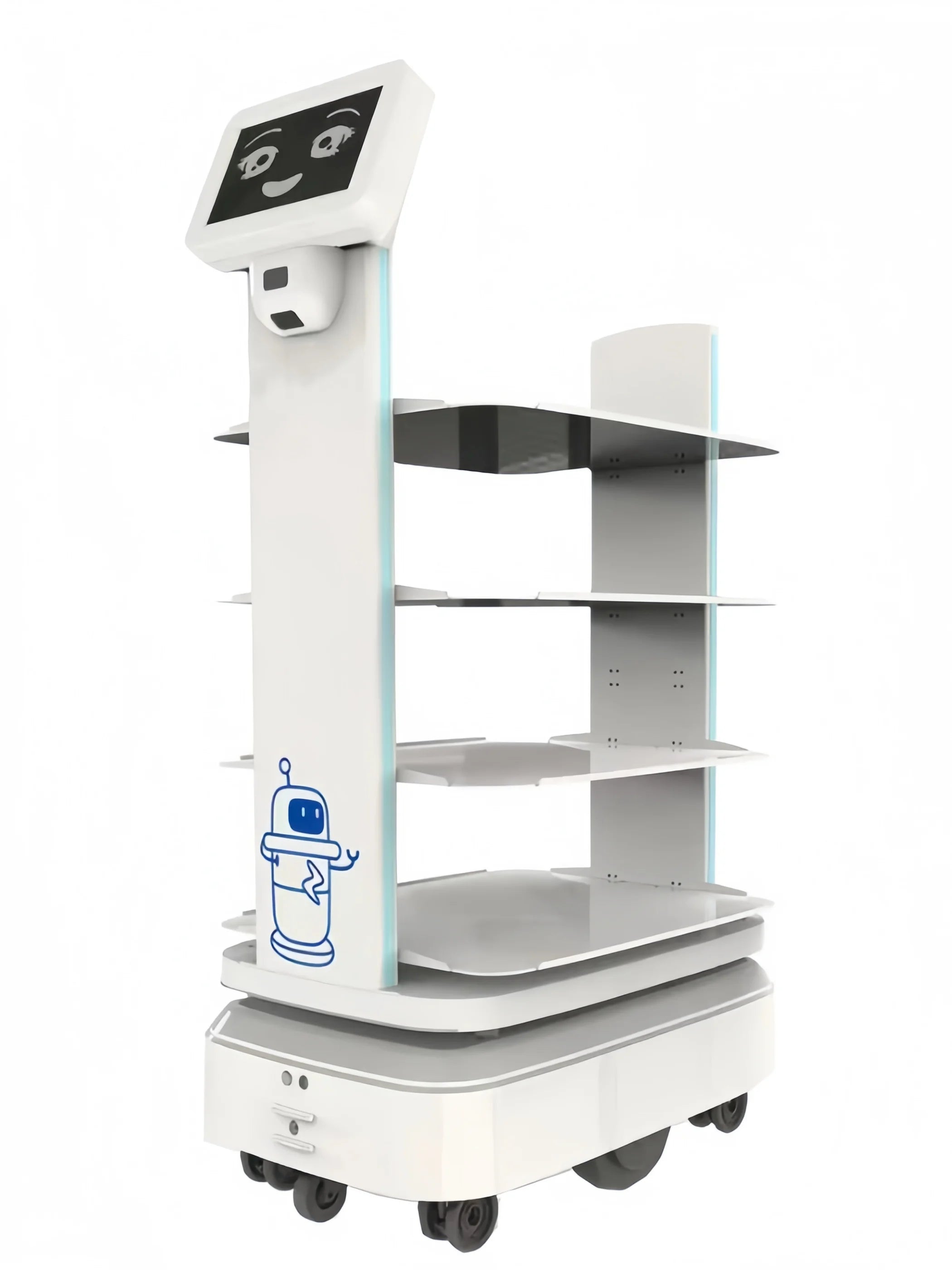 robot service en silicon AI Robot Intelligence Food Delivery Coffee Service Comerciales Supermarket Robots