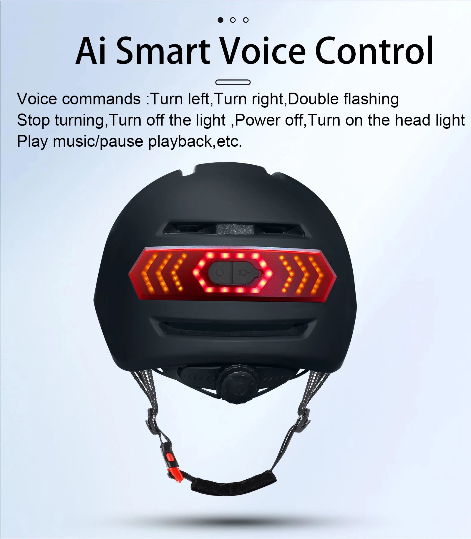 Urban Commuting Speaker Headset Bicycle BT Intelligent AI Smart Helmet Skateboard Electric Scooter Helmet with Turn signal Light