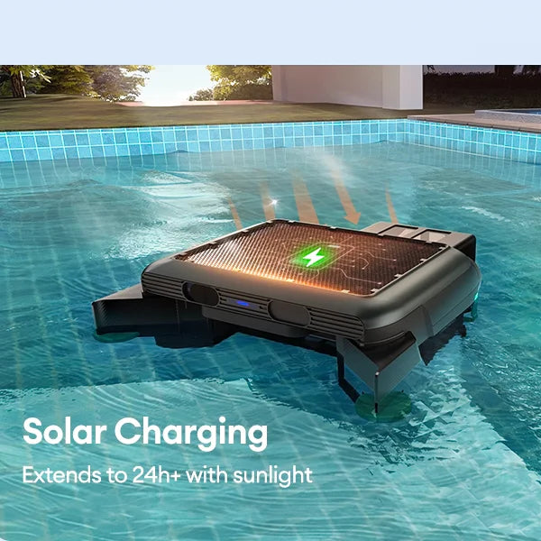 High Quality Automatic Cordless Pool Robot Vacuum Cleaner Water Surface Wall Robotic Cleaning Tool for Swimming Pools