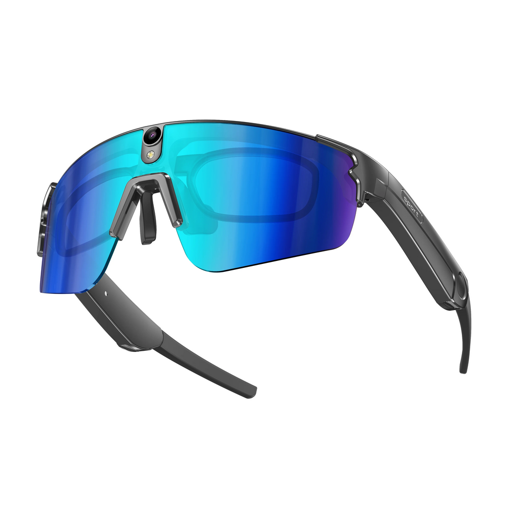 L805 Smart Cycling Glasses: First-Person View (POV) Recording with Anti-Shake Camera, 3D Stereo Speakers 8MP AI Translation