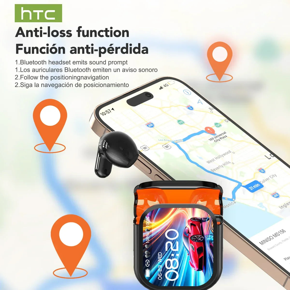 [HTC NE20] V6.0 Bluetooth AI Translator Earbuds